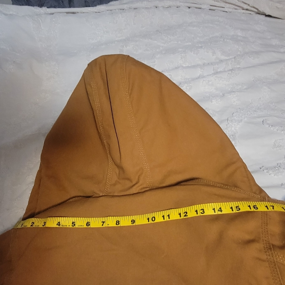 Carhartt Tan Hooded Jacket Size 10/12 Youth - Picture 8 of 8